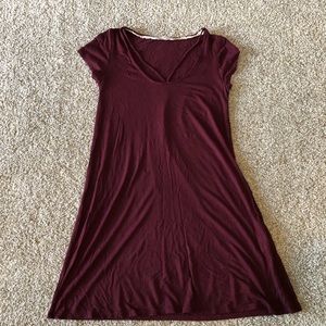 Maroon dress
